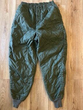 Vintage USAF CWU-9/P Quilted Flying Trouser Liners L.  1960